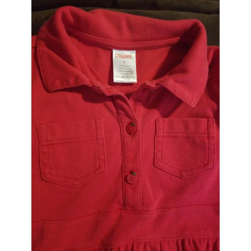 Gymboree‎ prep perfect apple dress 5
